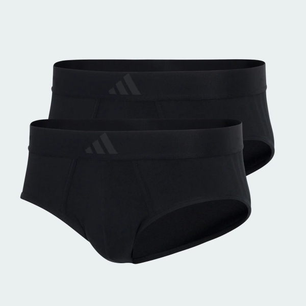 adidas  Active Flex 3 Stripes x 2 Briefs - Black