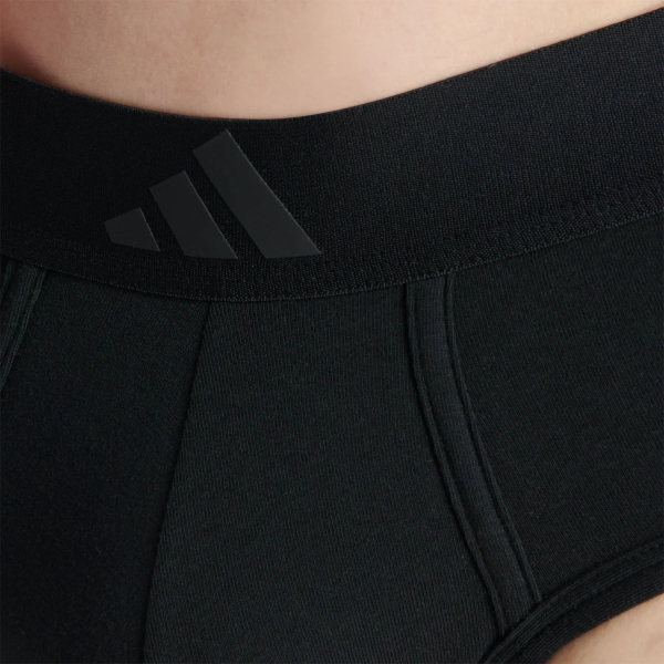 adidas  Active Flex 3 Stripes x 2 Briefs - Black
