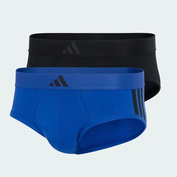 adidas  Active Flex 3 Stripes x 2 Slip - Black/Team Royal Blue