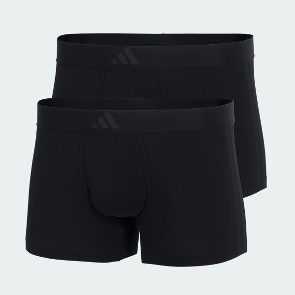 adidas Active Flex 3 Stripes x 2 Boxer - Black