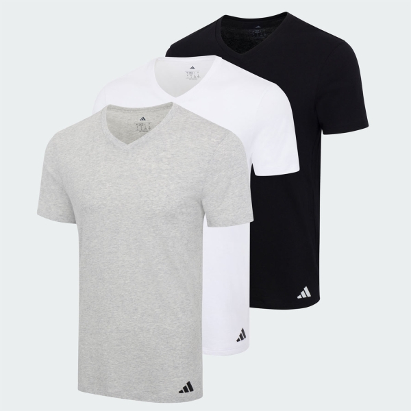 adidas Active Core Logo x 3 Maglietta - Grey/White/Black