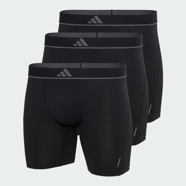 adidas Active Micro Flex Long x 3 Boxer - Black