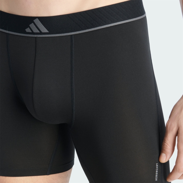 adidas Active Micro Flex Long x 3 Boxer - Black