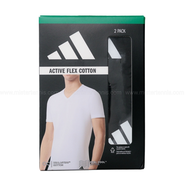 adidas Active Flex Logo x 2 Camiseta - Black