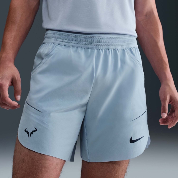 Pantaloncini Tennis Uomo Nike DriFIT ADV Rafa Nadal 7in Pantaloncini  Light Armory Blue/Midnight Navy DV2881440