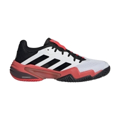 adidas Barricade 13 - Cloud White/Core Black/Lucid Red