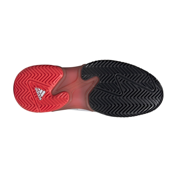 adidas Barricade 13 - Cloud White/Core Black/Lucid Red