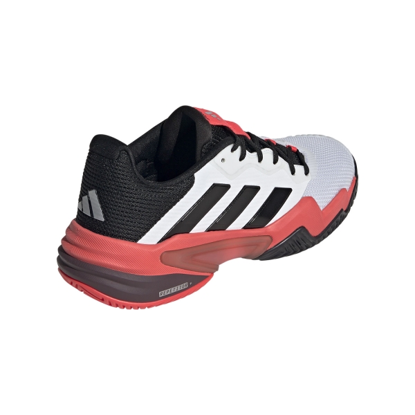 adidas Barricade 13 - Cloud White/Core Black/Lucid Red