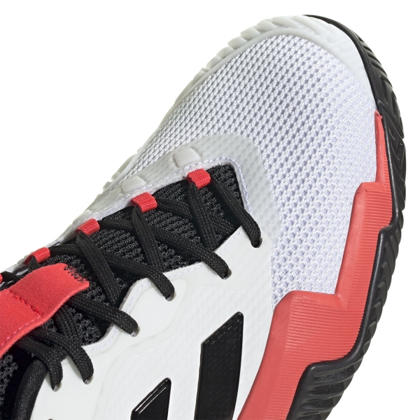 adidas Barricade 13 - Cloud White/Core Black/Lucid Red