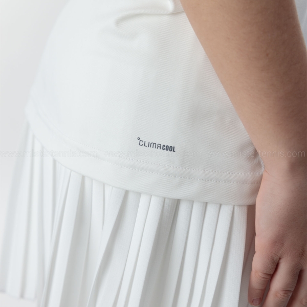 adidas Climacool Club Canotta Bambina - White