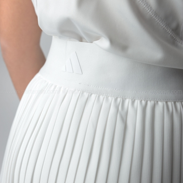 adidas Club CLIMACOOL Pleated Gonna Bambina - White