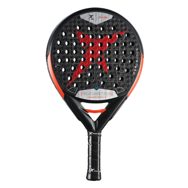 Drop Shot Pro Competition Padel Racket Drop Shot Conqueror Control 1.0 Padel  Black/Red DP324008