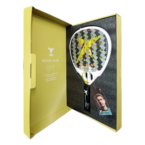 Drop Shot Explorer Pro Attack 1.0 Padel - Black/Gold/White