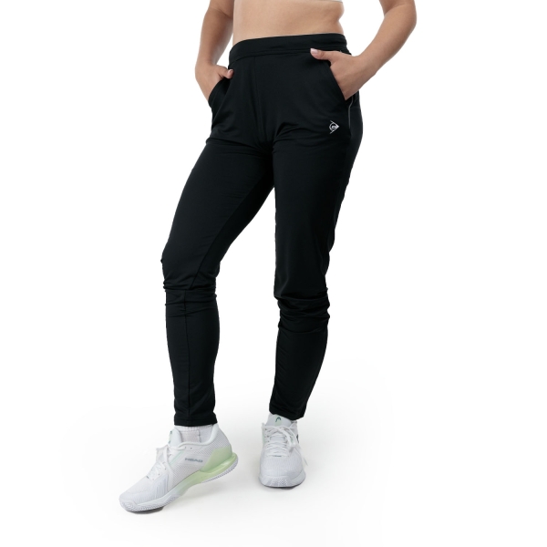 Pantaloni e Tights Tennis Donna Dunlop Club Pantaloni  Black 880397