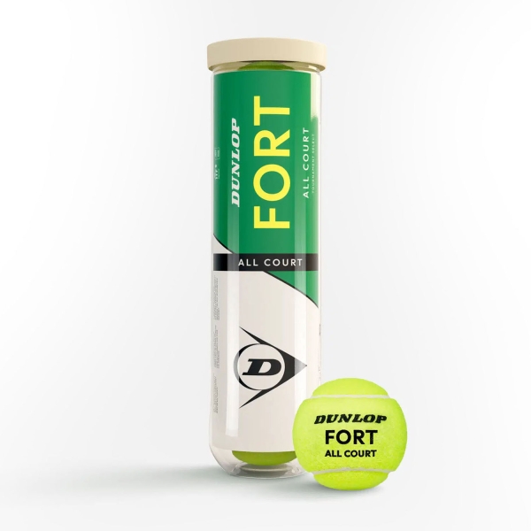 Palline Tennis Dunlop Dunlop Fort All Court Tournament Select  Tubo da 4 Palline 601607