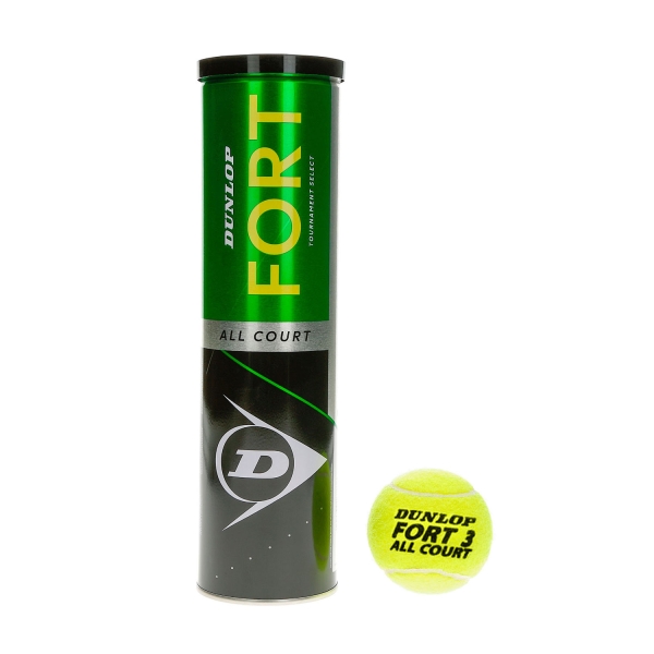 Palline Tennis Dunlop Dunlop Fort All Court Tournament Select  Tubo da 4 Palline 601316