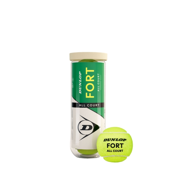 Palline Tennis Dunlop Dunlop Fort All Court Tournament Select  Tubo da 3 Palline 601605