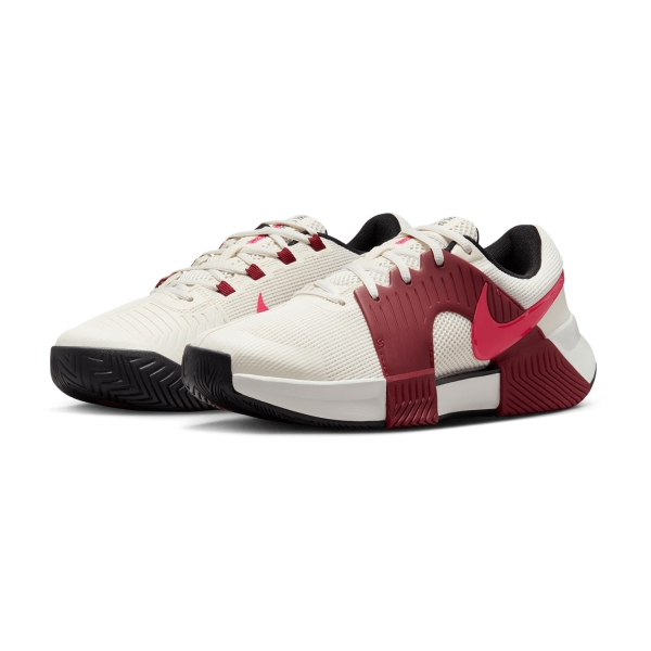 Nike Zoom GP Challenge 1 HC - Pale Ivory/Rush Pink/Sail/Team Red