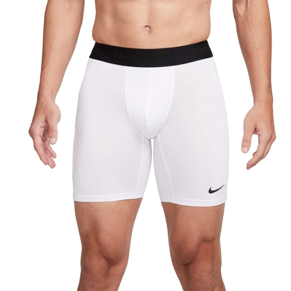 Intimo tecnico Uomo Nike Pro Calzamaglia Corta  White/Black FB7963100