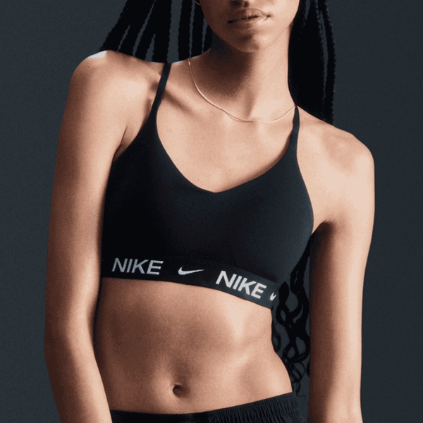 Woman Bra and Underwear Nike Indy Swoosh Sports Bra  Black/White FD1062011