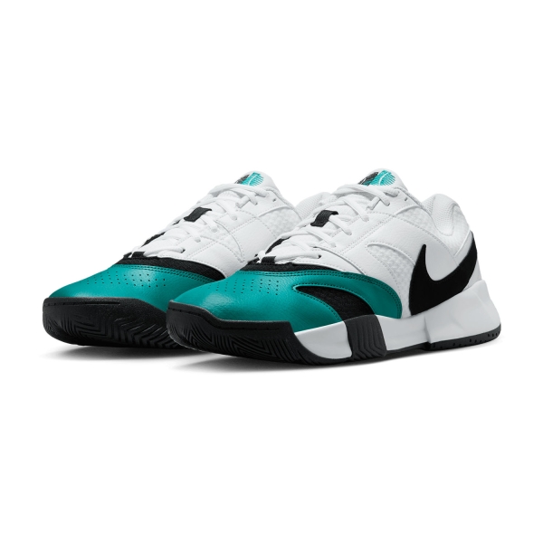 Nike Court Lite 4 HC - White/Black/Radiant Emerald