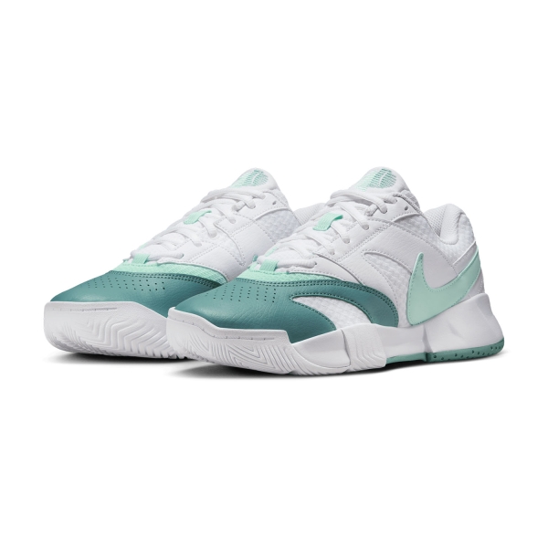 Nike Court Lite 4 HC - White/Mint Foam/Cannon