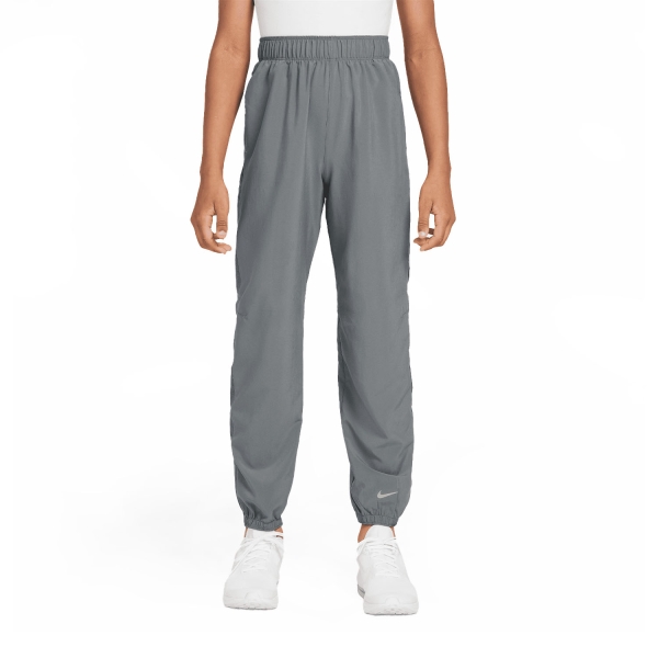 Pantaloncini e Pants Tennis Boy Nike Bambino DriFIT Multi Pantaloni Bambino Smoke Grey/Reflective Silver FN8371084