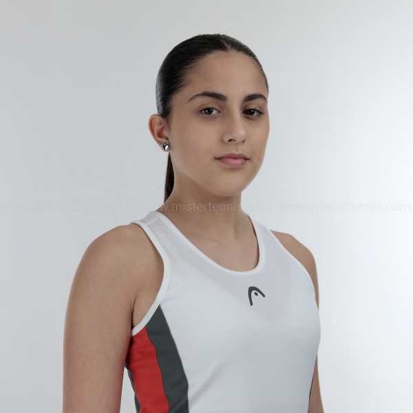 Head Club Canotta Bambina - Red/White