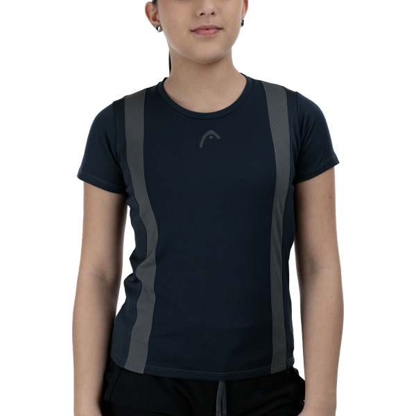 Top e Maglie Girl Head Club Tech Maglietta Bambina  Navy 816725NV