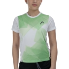 Head Tie Break Maglietta Bambina - Print Vision/Celery Green