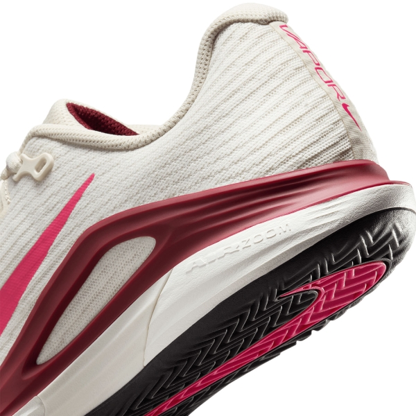Nike Vapor 12 Clay - Pale Ivory/Rush Pink/Sail/Team Red