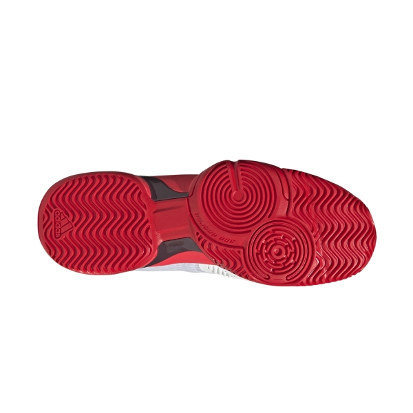 adidas Barricade Bambini - FTWR White/Corre Black/Lucid Red