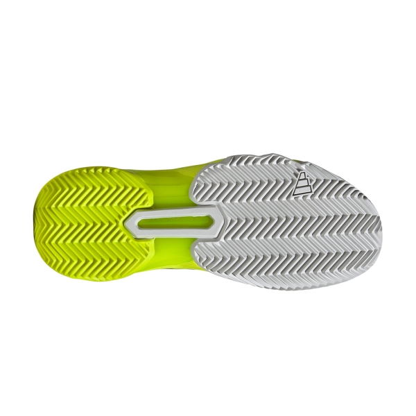 adidas CourtJam Control 3 Clay - FTWR White/Iron Metal/Lucid Lemon