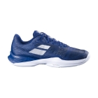 Babolat Jet Mach 3 Clay - Dark Blue/Silver