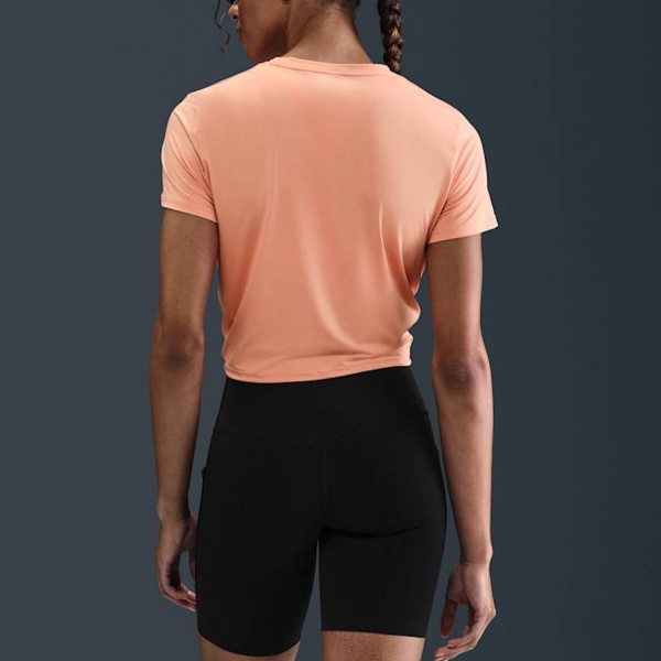 Nike One Classic Top - Apricot Agate/White