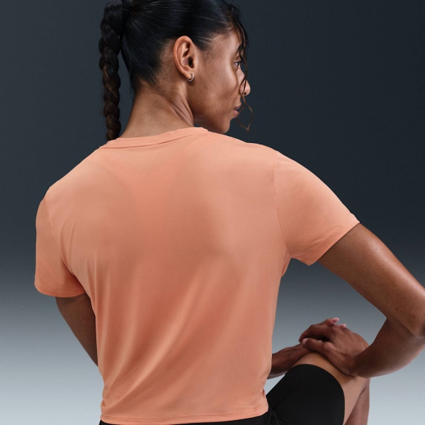 Nike One Classic Top - Apricot Agate/White