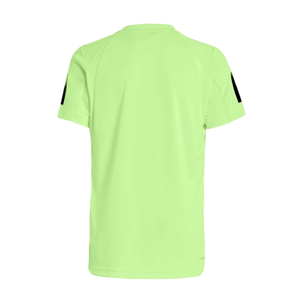 adidas Club 3 Stripes Logo Maglietta Bambino - Lucid Lemon