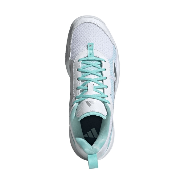 adidas AvaFlash - Cloud White/Silver Metallic/Flash Aqua