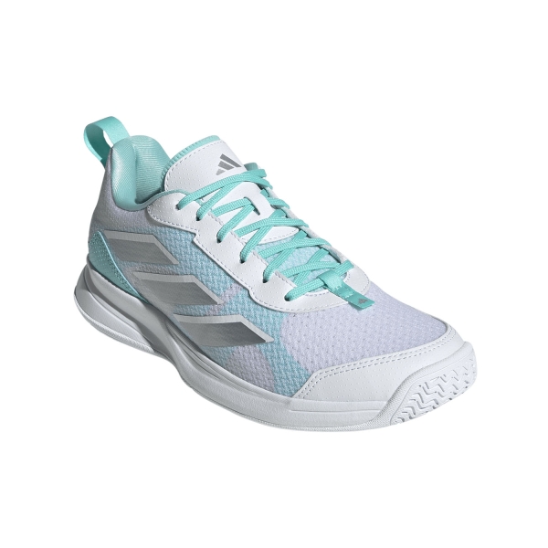 adidas AvaFlash - Cloud White/Silver Metallic/Flash Aqua