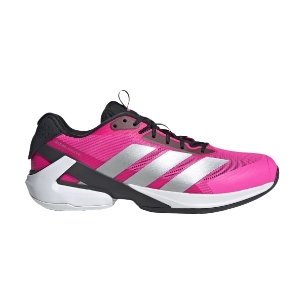 Men`s Tennis Shoes adidas adizero Ubersonic 5  Lucid Pink/Silver Metallic/Core Black JQ2901