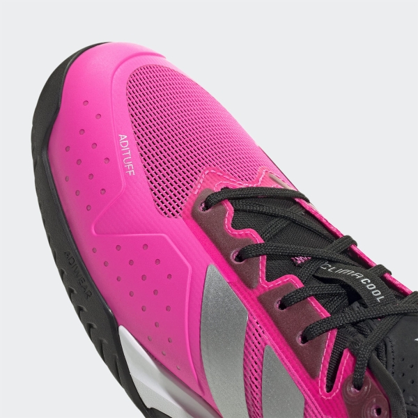 adidas adizero Ubersonic 5 - Lucid Pink/Silver Metallic/Core Black