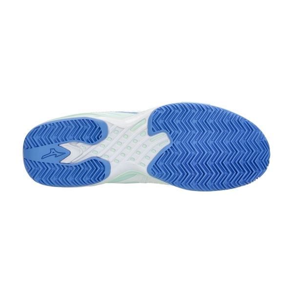 Mizuno Wave Exceed Tour 6 Clay - White/Frontier Blue/Bay