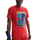 Nike Court Dri-FIT Logo Maglietta - Light Crimson