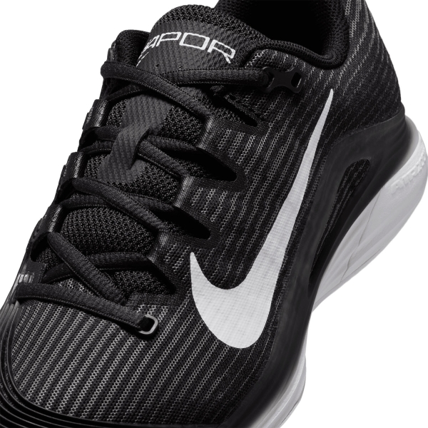 Nike Vapor 12 Clay - Black/White/Dark Smoke Grey