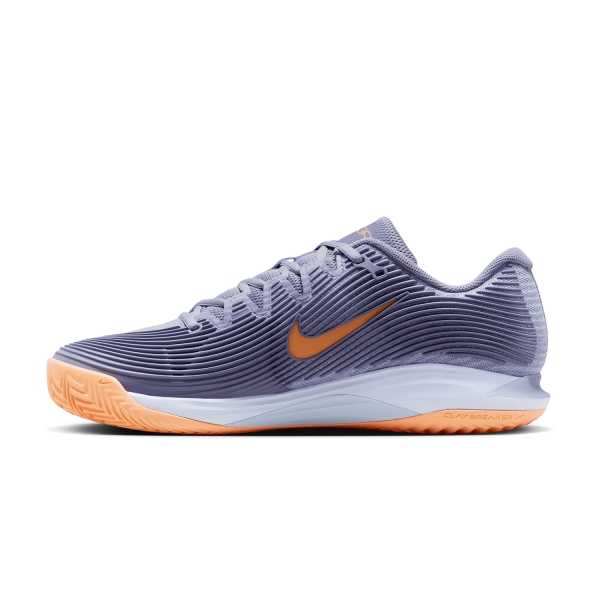 Nike Vapor 12 Clay - Ashen Slate/Obsidian/Light Armory Blue