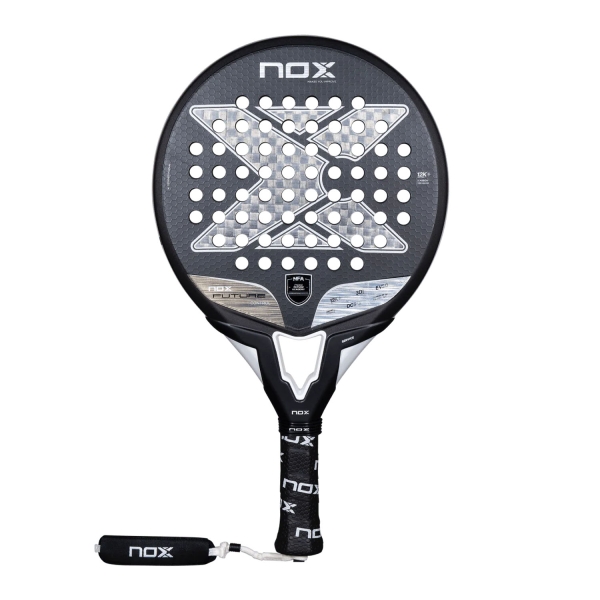 NOX Future Control 12K Alum Padel - Black/Silver