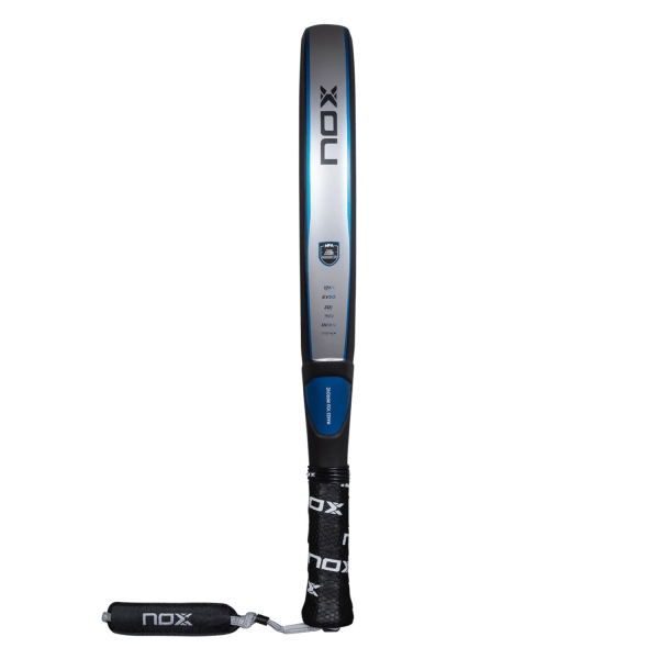 NOX Future Hybrid 12K Alum Padel - Black/Blue/Silver
