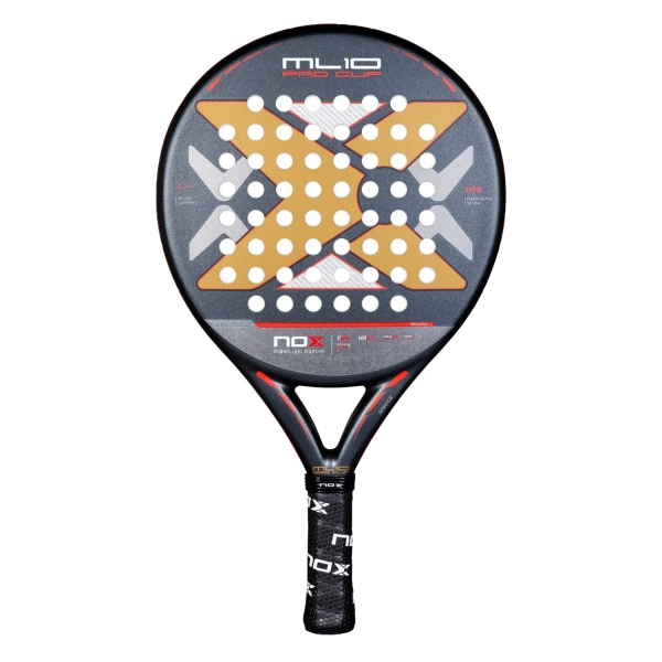 Racchetta Padel NOX Pro NOX ML10 Pro Cup Rough Edition Padel  Black/Gold/Red PML10ROUGH25