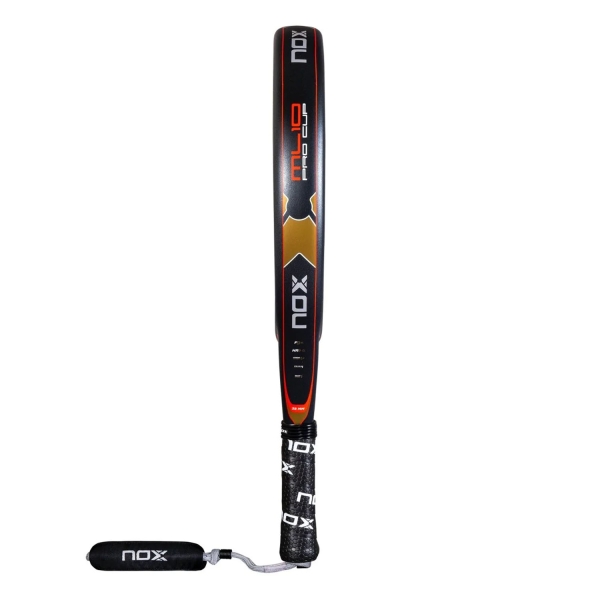 NOX ML10 Pro Cup Rough Edition Padel - Black/Gold/Red
