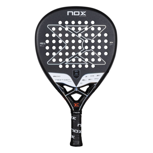 Racchetta Padel NOX NFA NOX NextGen Pro Attack 3K Padel  Black/White PNFANGATT